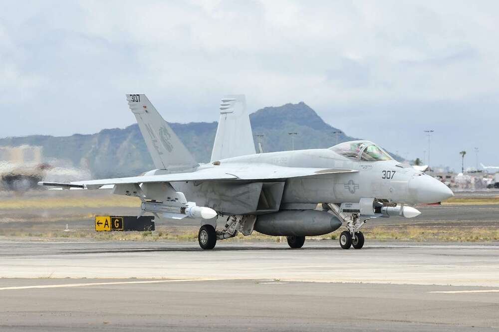 Air-Launched SM-6 Missile Unveiled on Super Hornets During RIMPAC Exercises in Hawaii