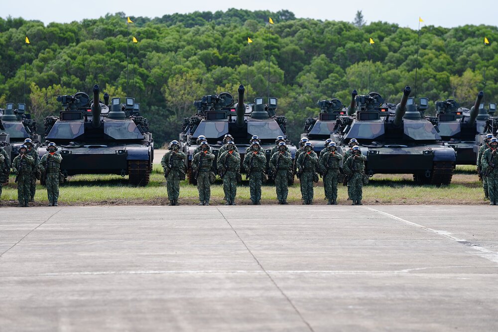 M1A2T of 3rd Combined Arms Battalion, 584th Armor Brigade Taiwan Armed Forces