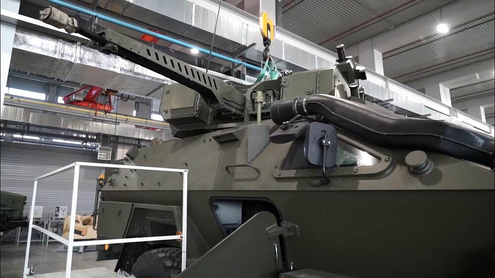 Фото установленного модуля на производстве