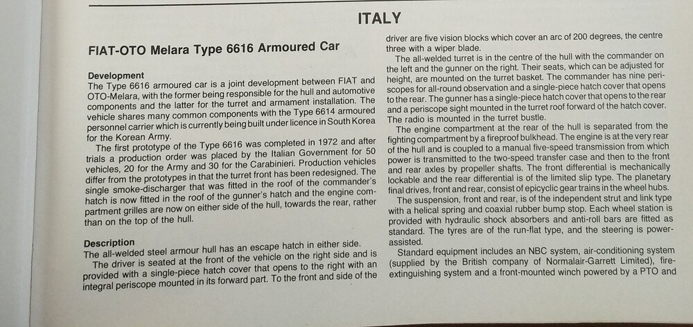 Fiat 6616 commander smoke